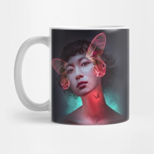 Butterfly girl Mug